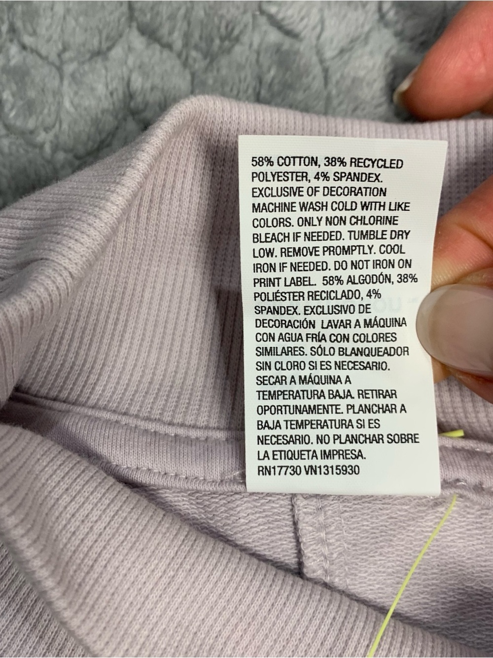 all in motion Lavender Mock Neck Sweatshirt - Picture 5 of 8
